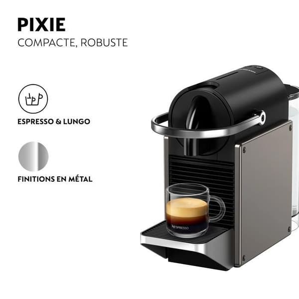 Maskin för kaffe Nespresso Krups Pixie Titane YY5290FD