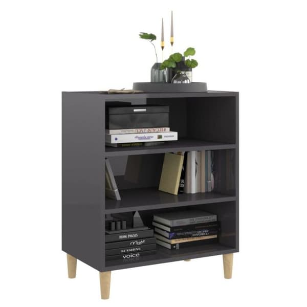 vidaXL Sideboard Blank Grå 57x35x70 cm Spånskiva