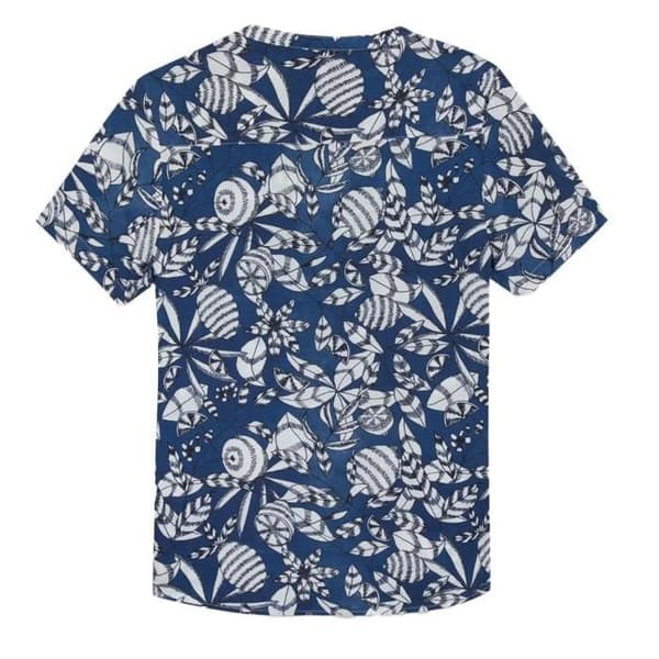 Blus Marin med Blommor Dam TBS JANIEMIS