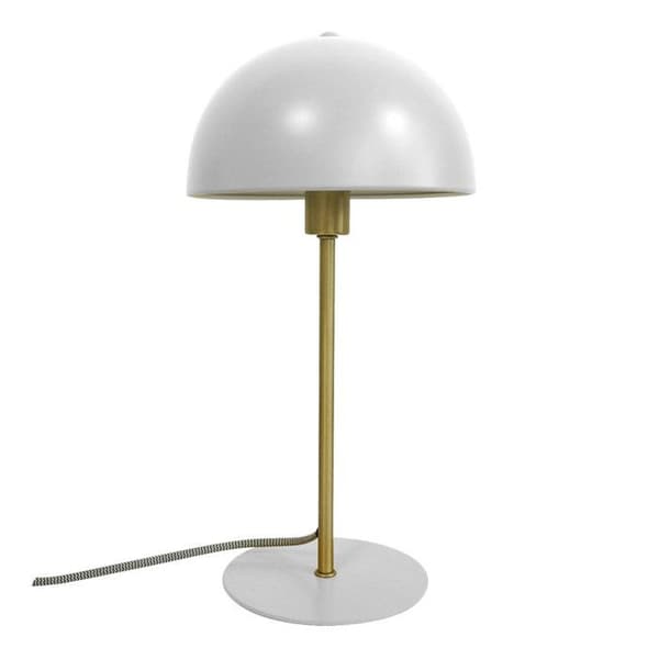 Vit och guld retro kullampa Vit