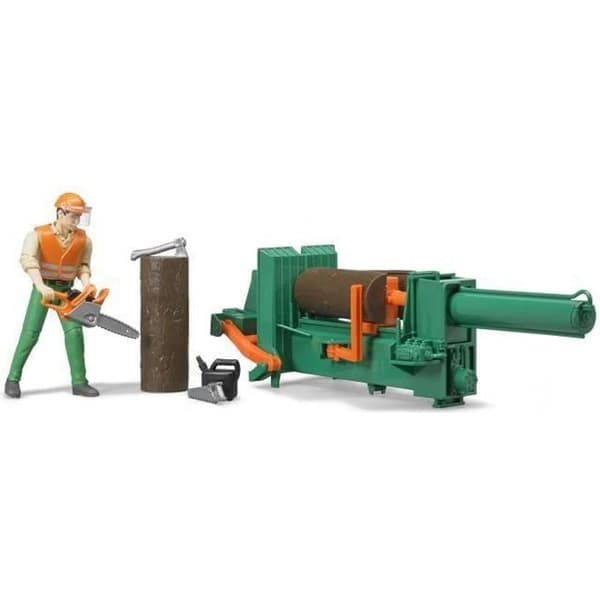 BRUDER - Bworld skogsset med figur - 10,7 cm