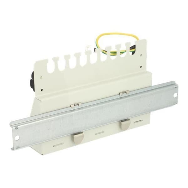 DIN-skena monteringskit - DELOCK - 35 mm - Anslutningspanel - Bredd 1.4 cm - Djup 5.15 cm