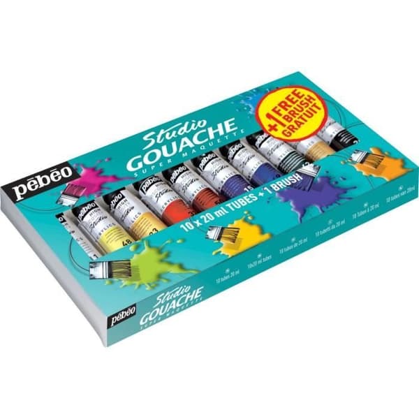 PEBEO Gouache studio 10 tuber 20 ml