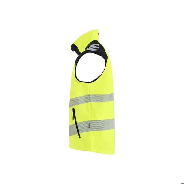 Blaklader Softshell högsynlighetsväst - fluorescerande gul/svart