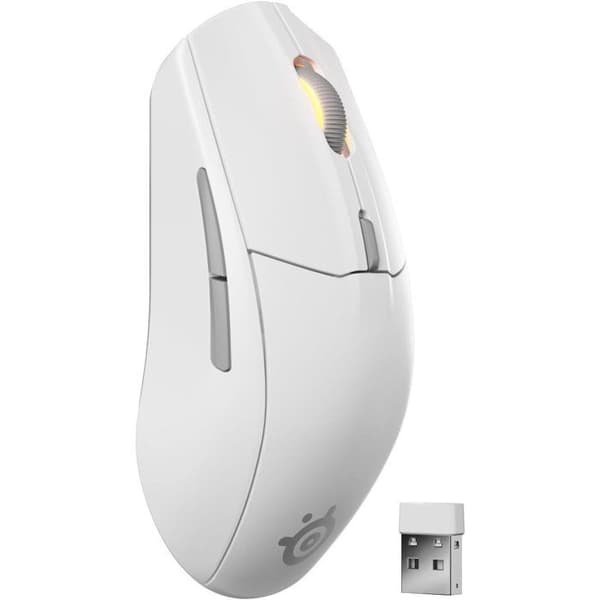 Trådlös gamingmus - STEELSERIES - Rival 3 Gen 2 - Vit