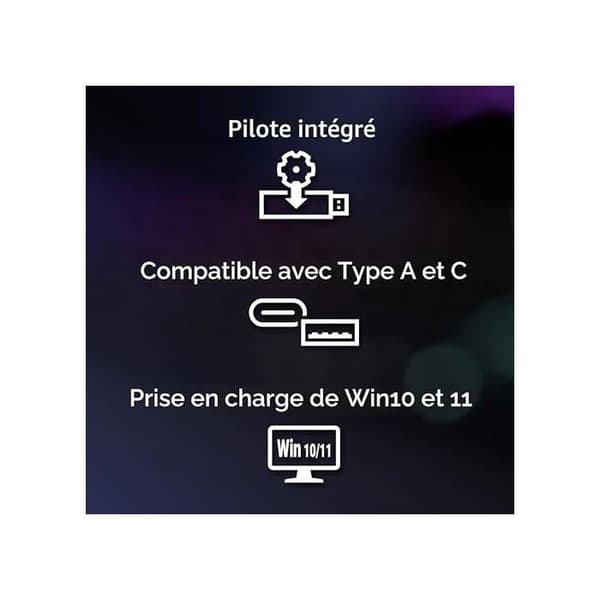 USB-adapter - ASUS - ROG USB-BE92 - Wi-Fi 7 - 6500 Mbit/s - USB 3.0