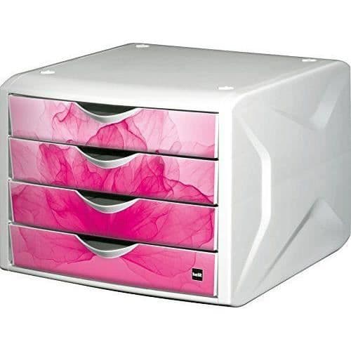 \'HELIT lådor BoxThe Chameleon wei-himbeer