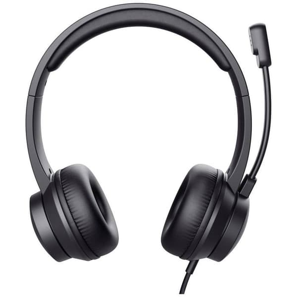 Micro USB Headset - Trust - Ayda - Lätt - Justerbart pannband - För chatt, team, zoom