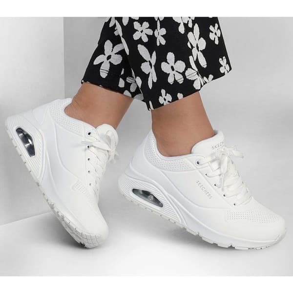 Baskets Skechers Uno-Stand On Air, Vit, Kvinna
