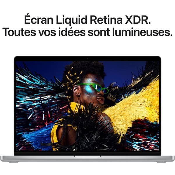 Apple - 16,2" MacBook Pro M5 Max (2026) - RAM 36Go - Lagring 2To - CPU 18 kärnor - GPU 32 kärnor - Silver