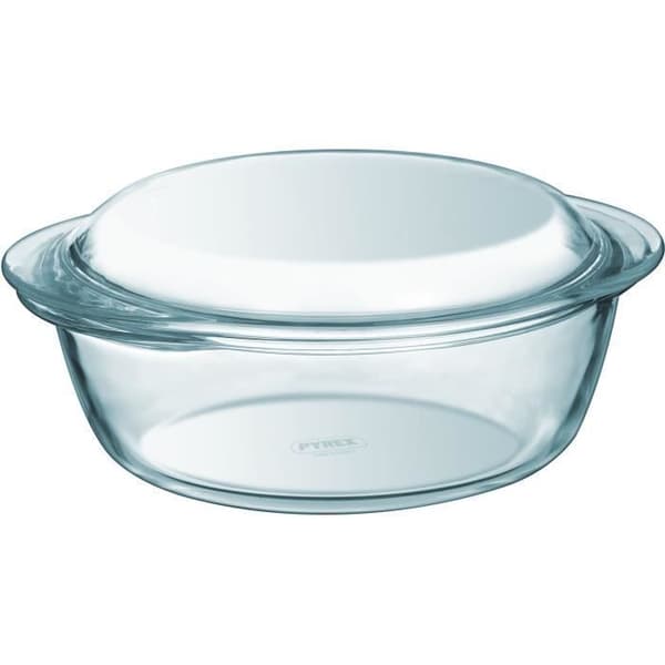 Set med 2 ugnsformar - PYREX - Glas - Rund - 1 L