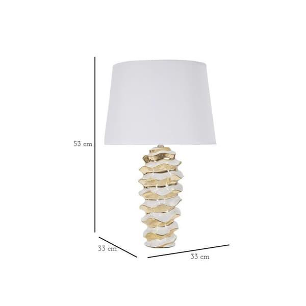 Bordslampa Belideco, bordsmodell, keramik, 33 x 53 cm