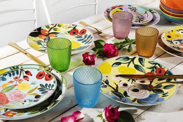 Komplett service - Excelsa middagsservering - 64913 - Frida flower 18-delad middagsservering