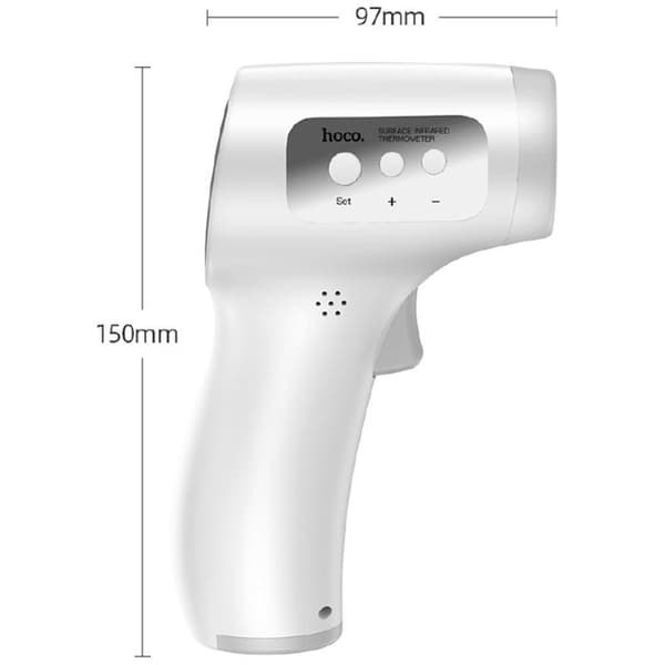 Hoco - Beröringsfri infraröd termometer (vit)