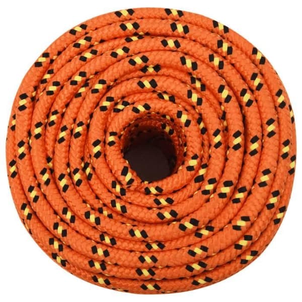 152671 vidaXL Båtline Orange 12 mm 50 m Polypropylen
