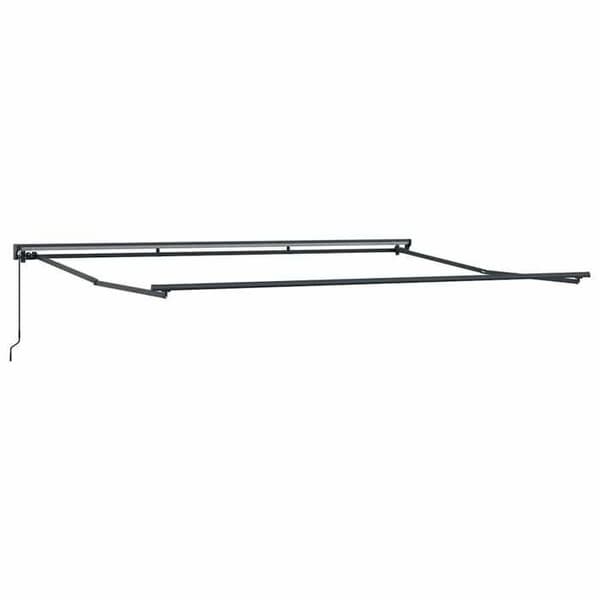 vidaXL Justerbart Markisram Antracit 4,5 × 3 m Stål 42002529