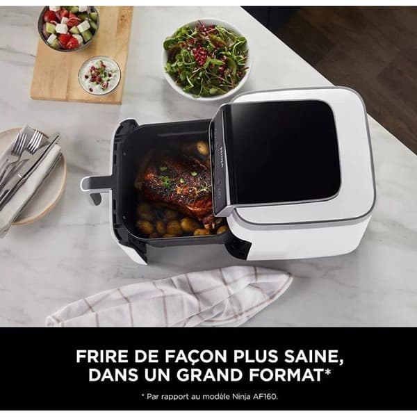 NINJA luftfritös - Foodi Max AF180EU - Kapacitet 6,2L - 2000W - Vit