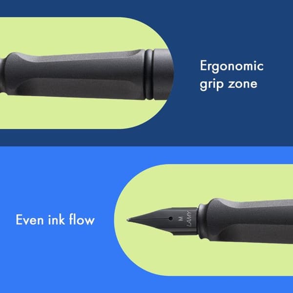 LAMY Safari 17 — Bläckpenna blå, medelstift