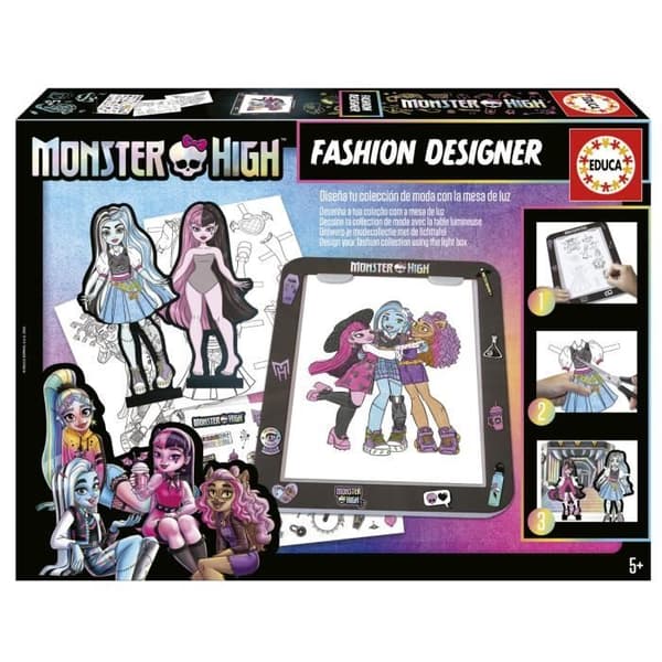 Modespel - EDUCA - Modedesigner Monster High