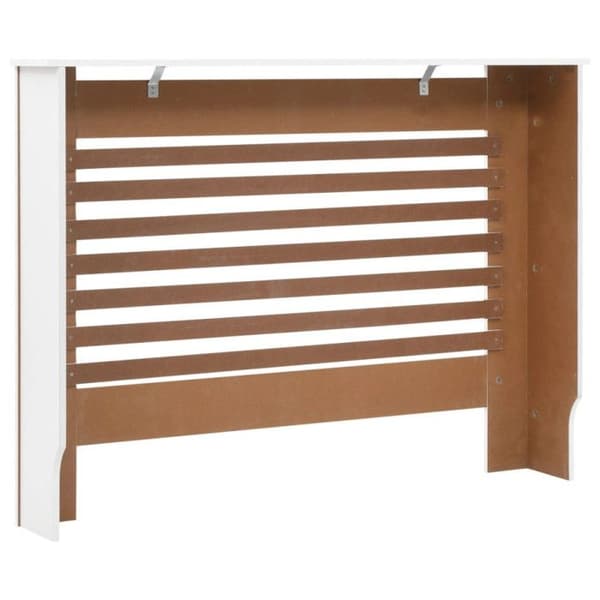 Kylarkåpa - VIDAXL - Vit - MDF - Modern lamelldesign