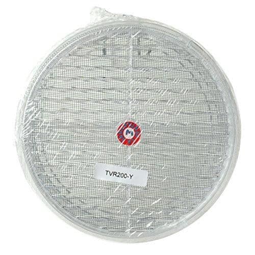 Par av rundgaller - Ventilation - TVR200 - Diameter 220 mm - Omvänd fästning - Luftflöde 200 cm