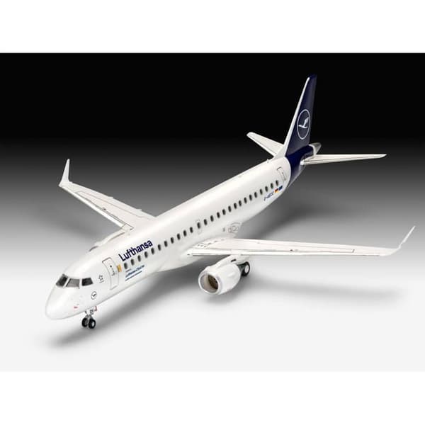Modellflygplan: Embraer 190 Lufthansa Ny Lackering