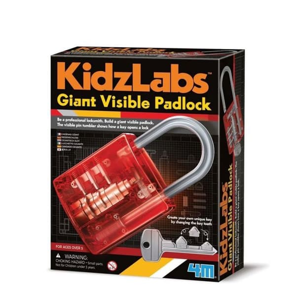 Giant Clear Hänglås - Crafting Kit