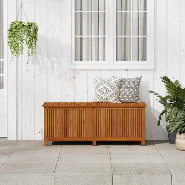 vidaXL Trädgårdsförvaringslåda 150x50x58 cm Solid akaciaträ 316491