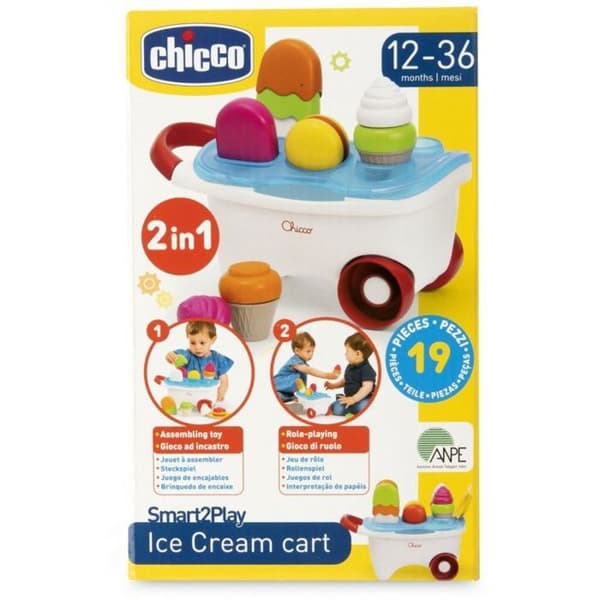 Puzzle Chicco Pussel av staplade glassvagnar