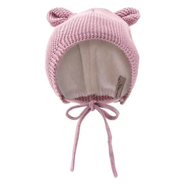 Sterntaler babyflicka mössa i stickad - Rosa - 39/41 cm