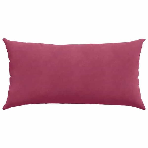 vidaXL Soffkuddar 2 st Bordeaux 80 x 40 cm 42013718