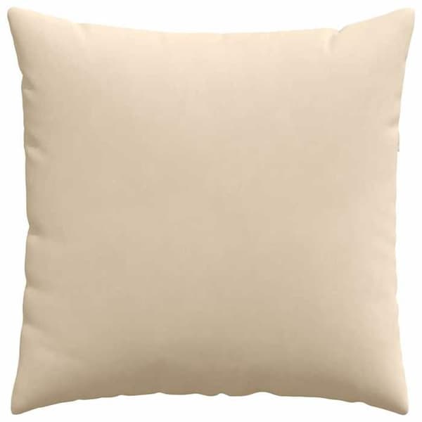 Coussin Vidaxl Soffkuddar 2 st Crème 80 x 80 cm tyg