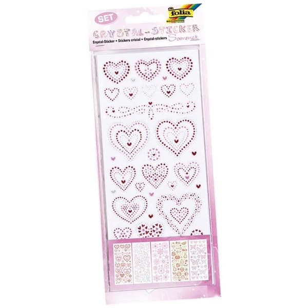 Folia Crystal Stickers sommar - 1430