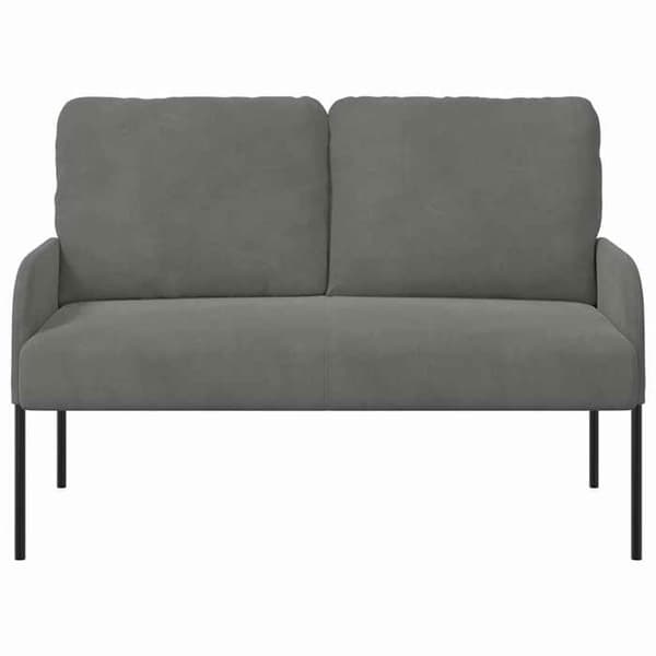 Canapéer med kudde 110cm Mörkgrå Fanér