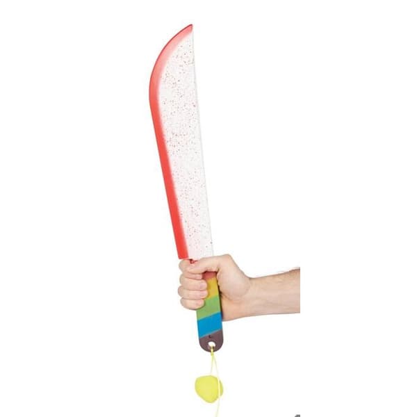 Blodig clownsmachette - 55 cm