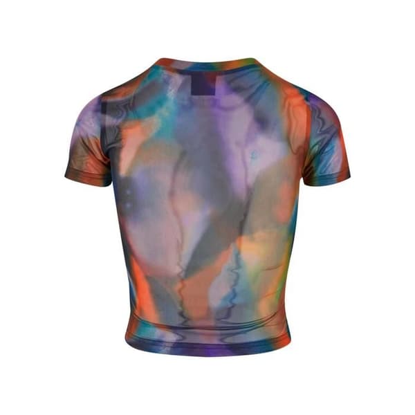 T-shirt i mesh dam Urban Classics AOP