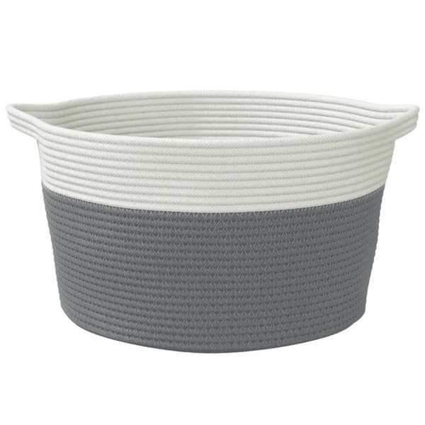 Förvaringskorg - vidaXL - 51x33 cm - Grå - Modern design - Fällbar
