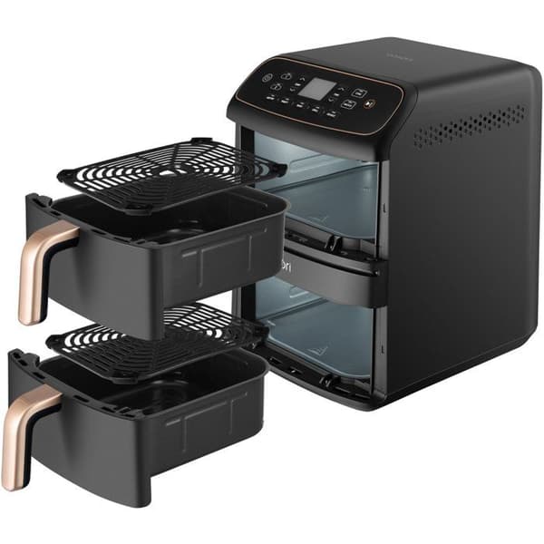 COSORI luftfritös - Turbo Tower™ Compact - Kapacitet 8,6L - 5 program - 2630W - Svart