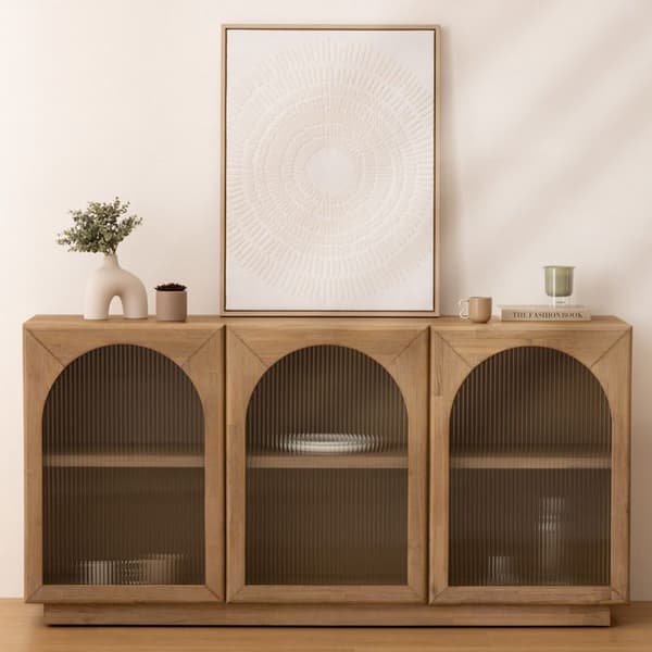 Vas arc "Asy" H18cm vit - Atmosphera Inredningsdesigner