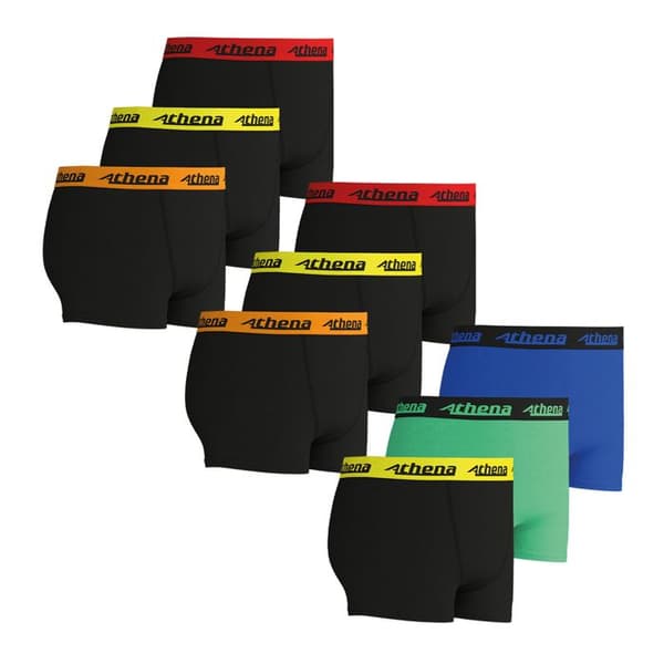 9-pack pojkboxers Trio Choc Ecopack Athena
