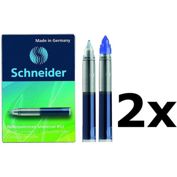 Bläckpatron - Schneider - 852 - Pack om 5 - Torr skrivbar - Medium spets