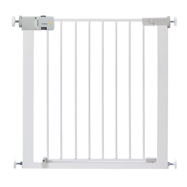 Säkerhet 1st Tech Secure Stäng helt enkelt Metal Gate - Vit