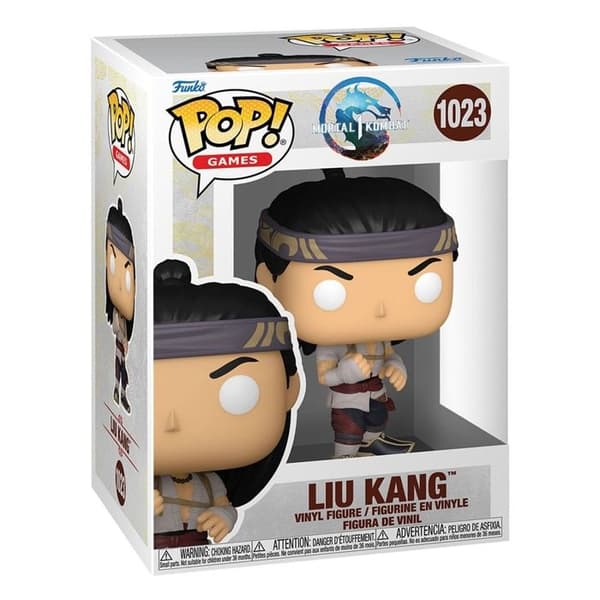 Funko Pop Games Mortal Kombat Liu Kang eldfigurens gud