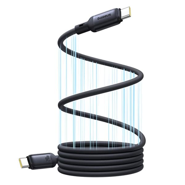 Typ-C-kabel - BASEUS - PicoGo - 240 W - 1 m - Magnetisk