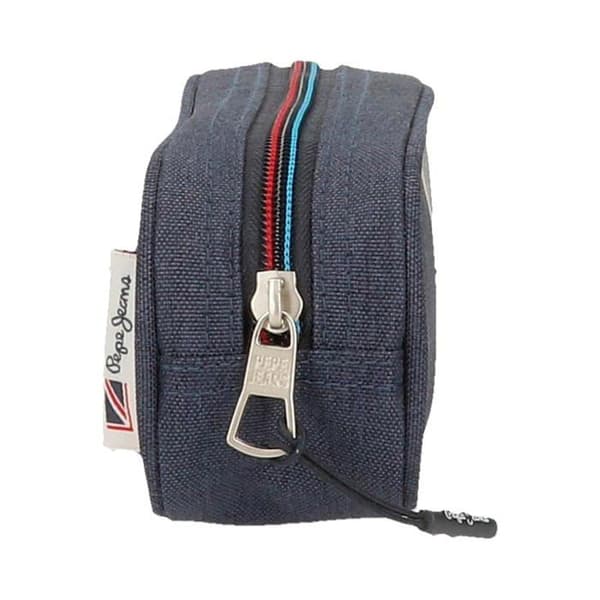 Pennfodral - PEPE JEANS - Aidan - Polyester - 22 x 7 x 3 cm - Blå