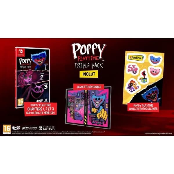 Poppy Playtime Triple - Pack Nintendo - Spel Nintendo Switch