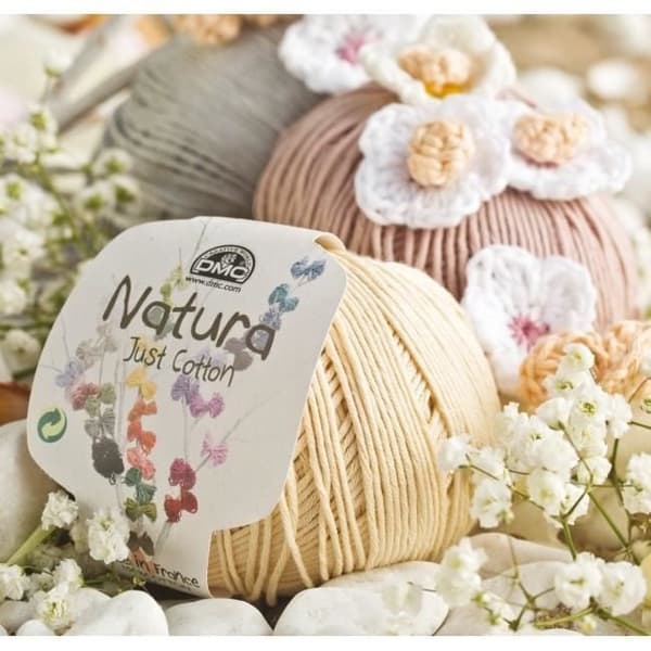 NATURA Bomullsgarnboll på 50 grs N28