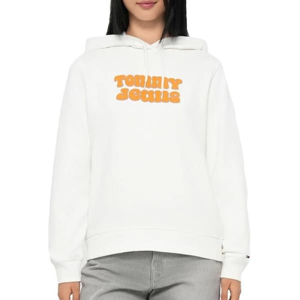 Sweat Ecru Kvinna Tommy Hilfiger Logotyp 2