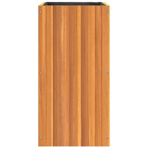 vidaXL Blomlåda 45x45x90 cm massiv akaciaträ 366504