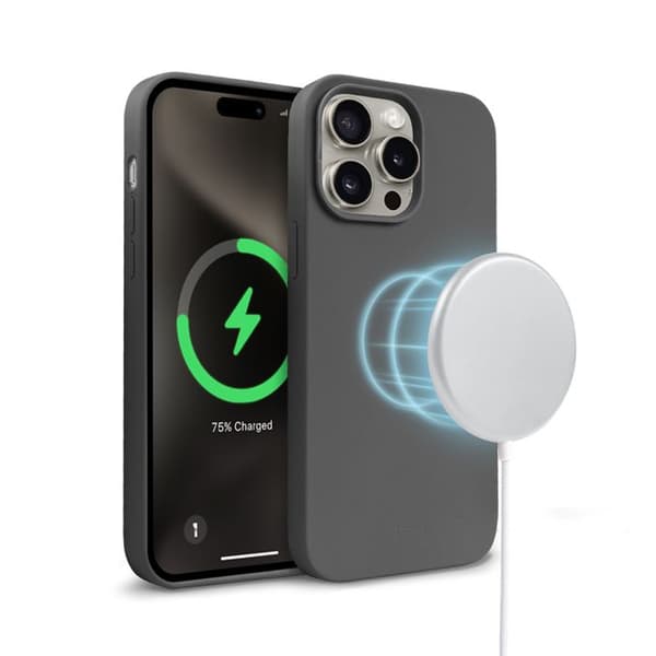 Telefonfodral - Crong - iPhone 15 Pro Max - Titan - Flexibelt - MagSafe